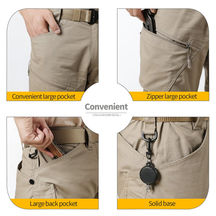 Men's Urban Pro Stretch Tactical Pants Khaki - TWS USA