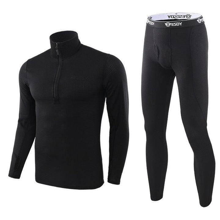 Men's Warm Fleece Underwear Tactical Sports Shapewear Set - TWS USA