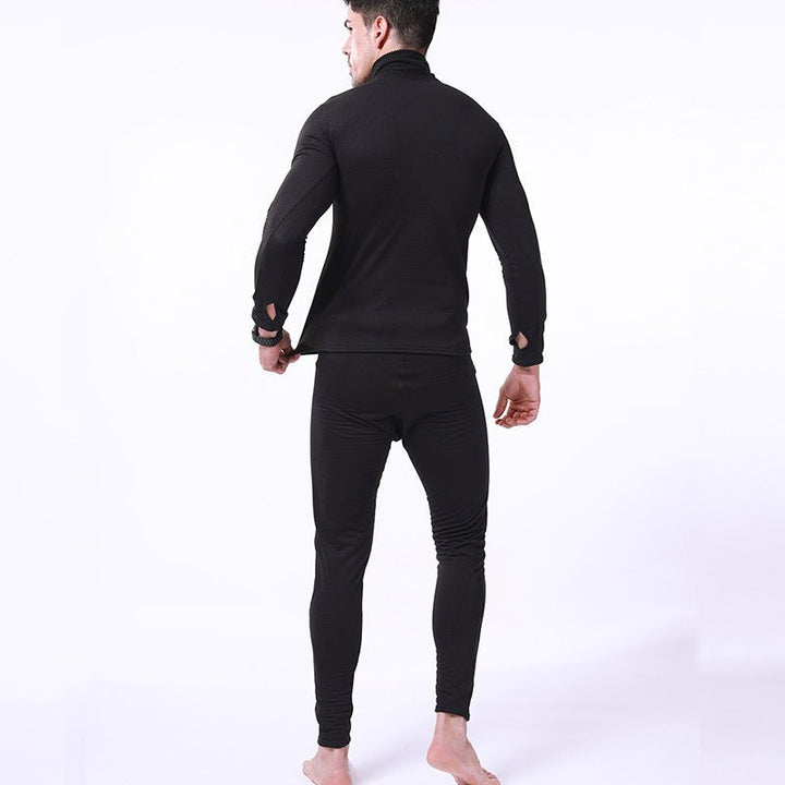Men's Warm Fleece Underwear Tactical Sports Shapewear Set - TWS USA