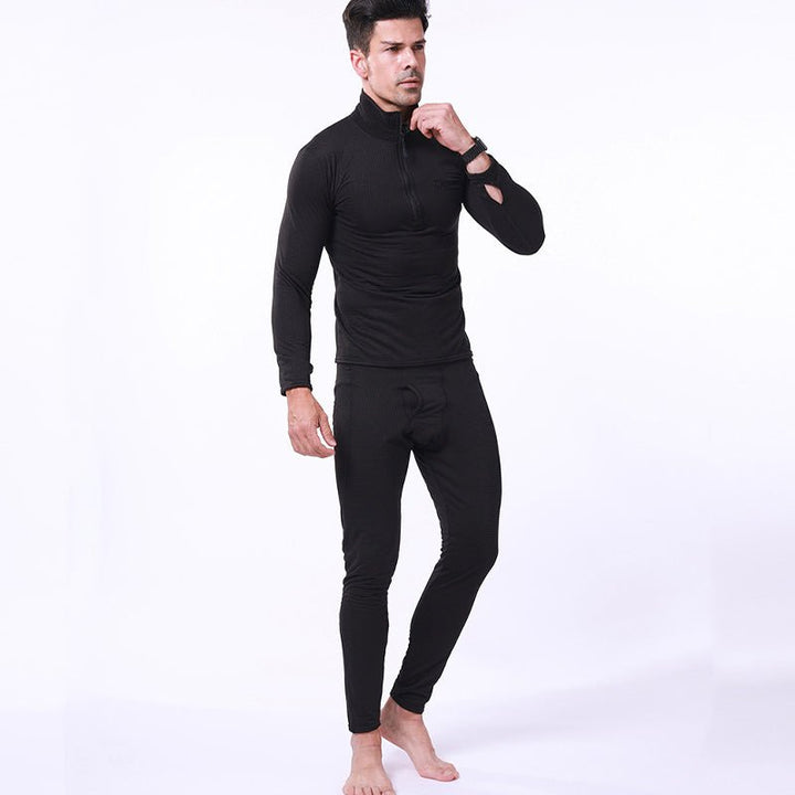 Men's Warm Fleece Underwear Tactical Sports Shapewear Set - TWS USA