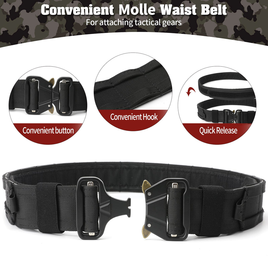 TWS 5 in 1 Quick Release Tactical Duty Belt - TWS USA