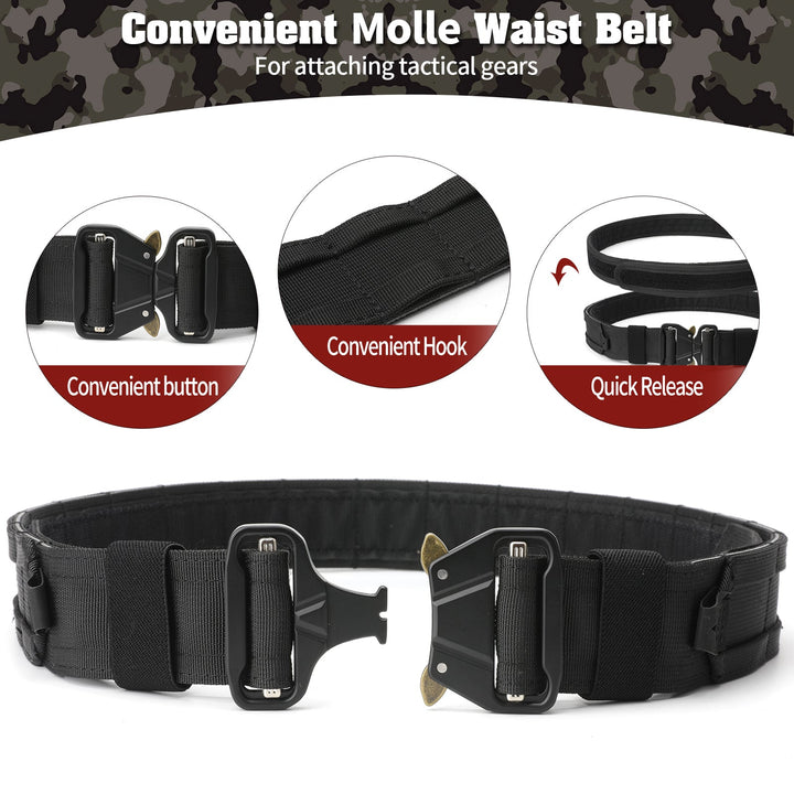 TWS 5 in 1 Quick Release Tactical Duty Belt - TWS USA