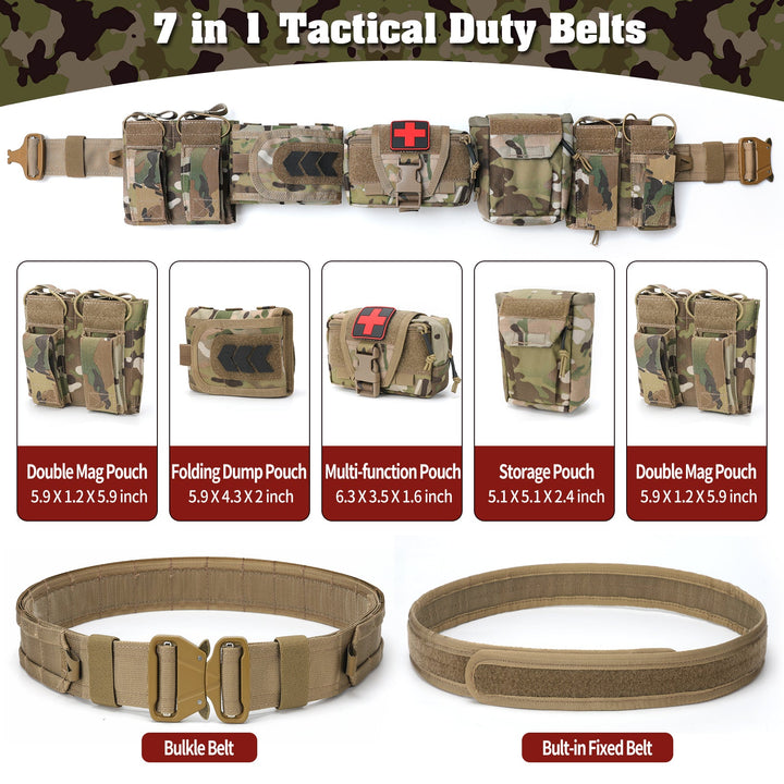 TWS 5 in 1 Quick Release Tactical Duty Belt - TWS USA