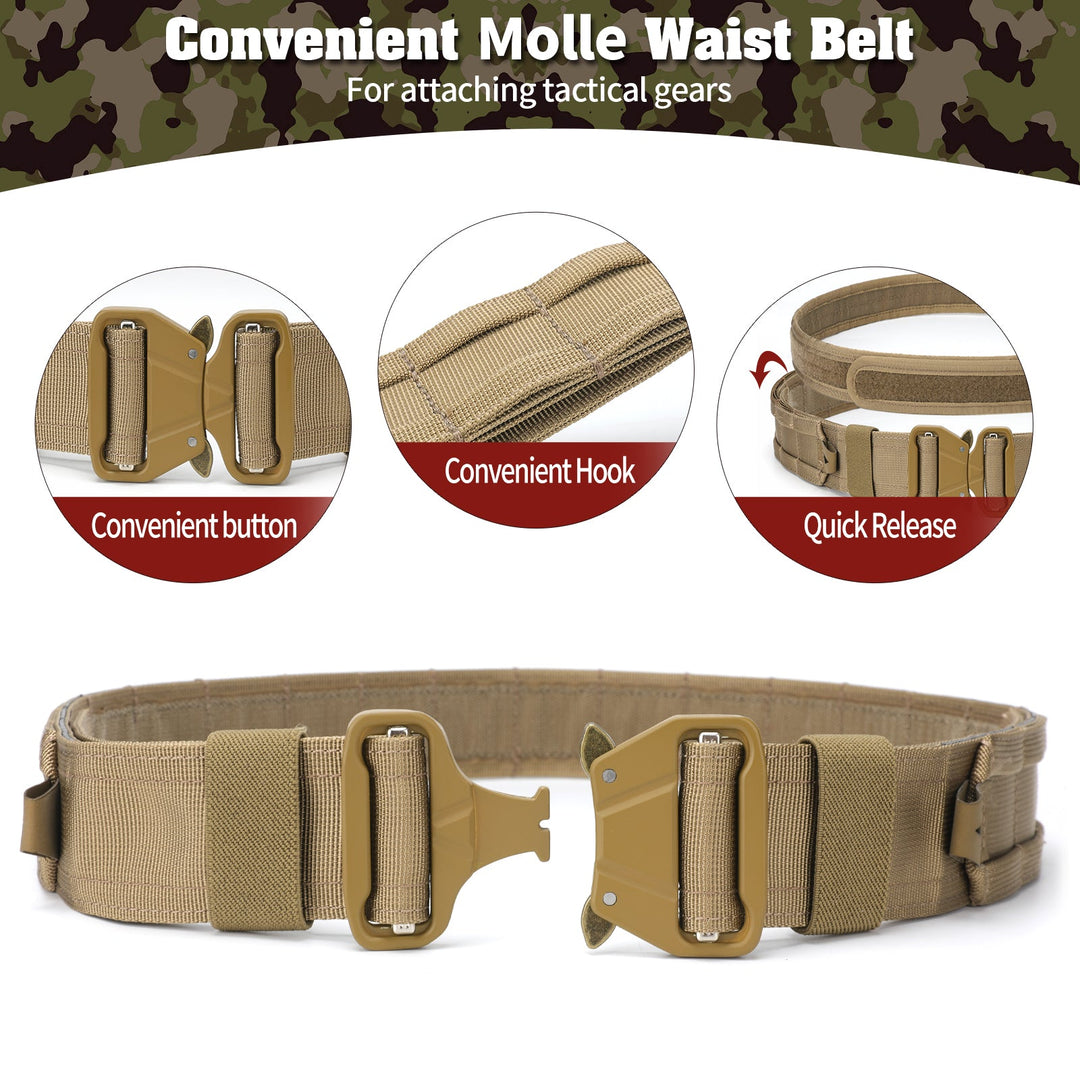 TWS 5 in 1 Quick Release Tactical Duty Belt - TWS USA