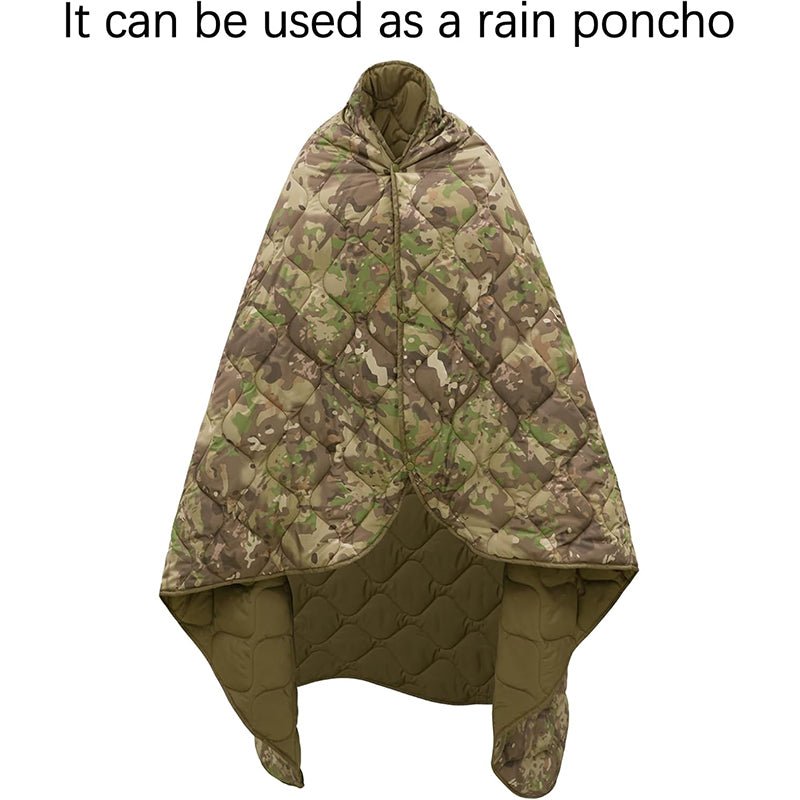 TWS Camo Blanket Waterproof Insulation Poncho Liner for Outdoor Camping & Hunting - TWS USA