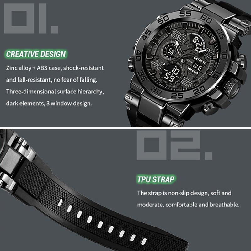 TWS Colorful Functional Waterproof Tactical Watch - TWS USA