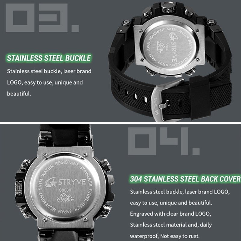 TWS Colorful Functional Waterproof Tactical Watch - TWS USA