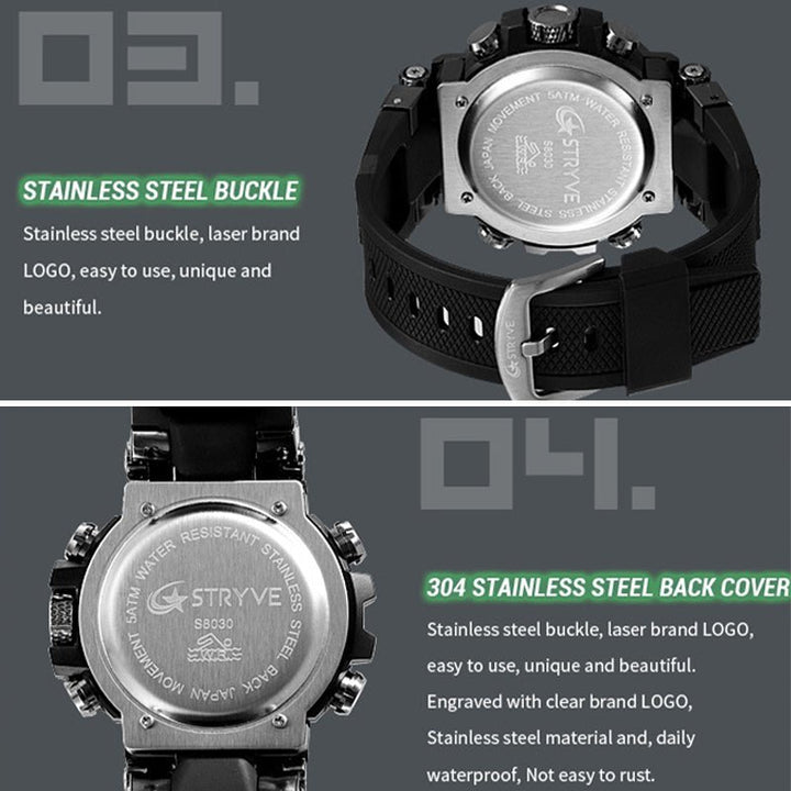 TWS Colorful Functional Waterproof Tactical Watch - TWS USA