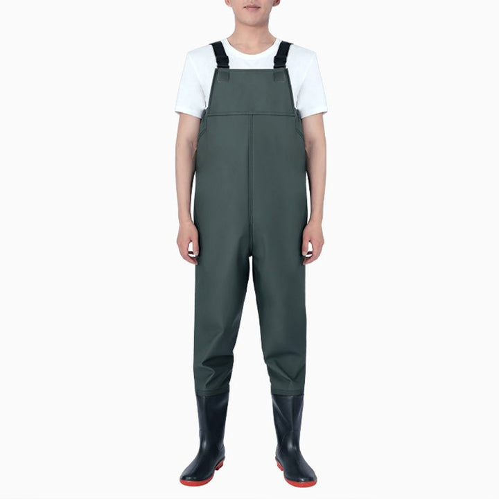 TWS Fishing Waders with Boots for Men Waterproof Wader PVC Waterproof Wader for Fly Fishing - TWS USA