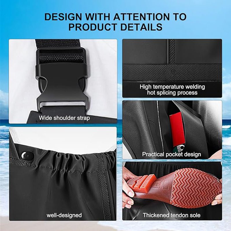 TWS Fishing Waders with Boots for Men Waterproof Wader PVC Waterproof Wader for Fly Fishing - TWS USA