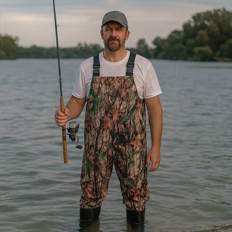 TWS Fishing Waders with Boots for Men Waterproof Wader PVC Waterproof Wader for Fly Fishing - TWS USA