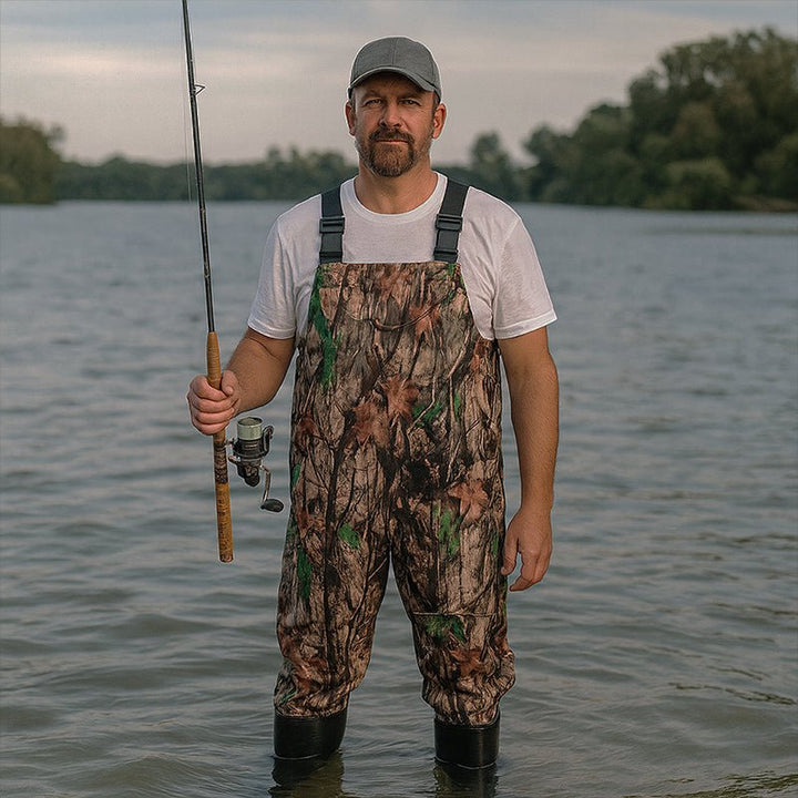TWS Fishing Waders with Boots for Men Waterproof Wader PVC Waterproof Wader for Fly Fishing - TWS USA