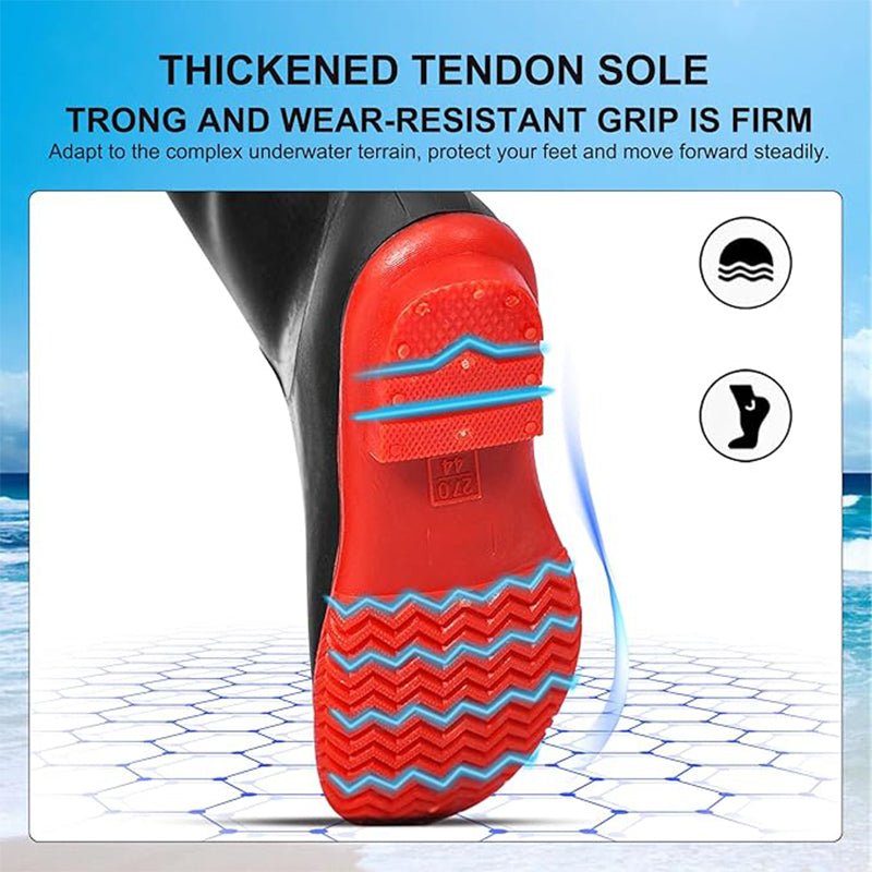 TWS Fishing Waders with Boots for Men Waterproof Wader PVC Waterproof Wader for Fly Fishing - TWS USA