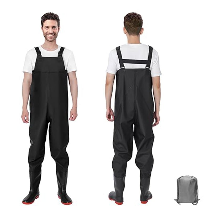 TWS Fishing Waders with Boots for Men Waterproof Wader PVC Waterproof Wader for Fly Fishing - TWS USA