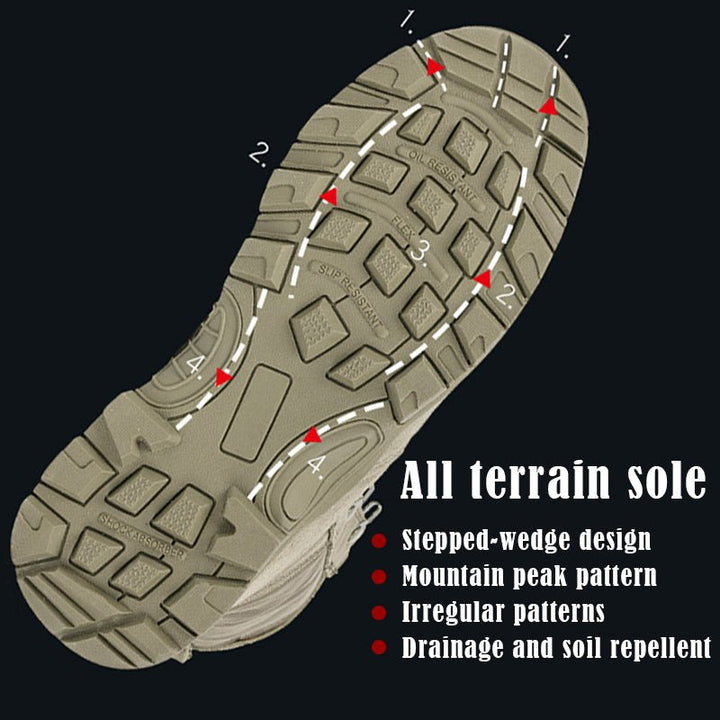 TWS Men's Vanguard 8" High Top Tactical Combat Boots - TWS USA