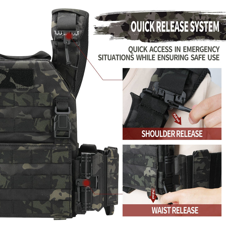 TWS Quick Release Rampage Plate Carrier - TWS USA