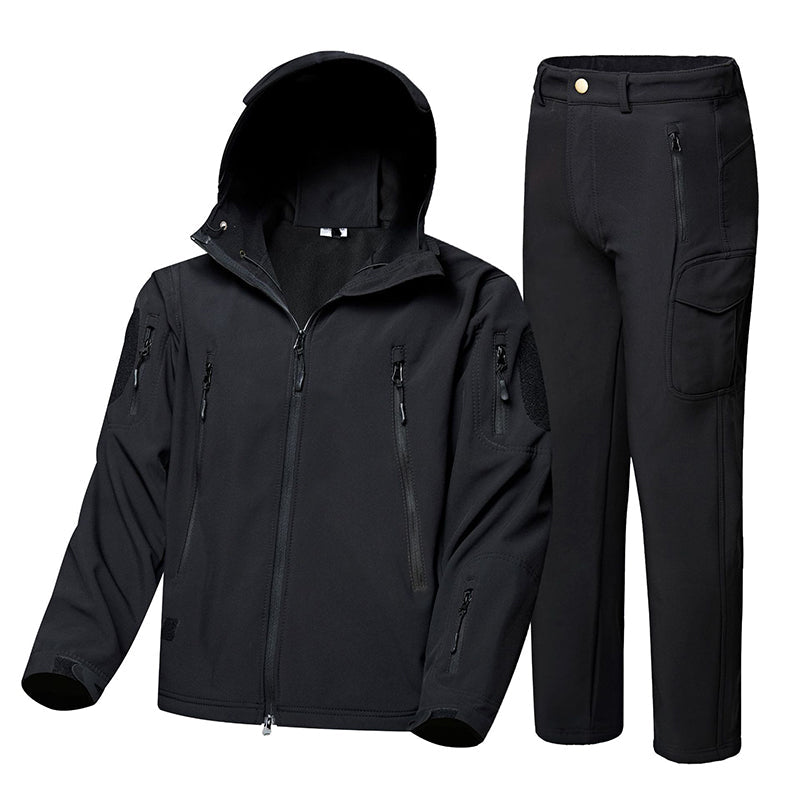 TWS Ultra Silent Hunting Suit Men's Water Resistant Softshell Clothes Camouflage Field Gear - TWS USA