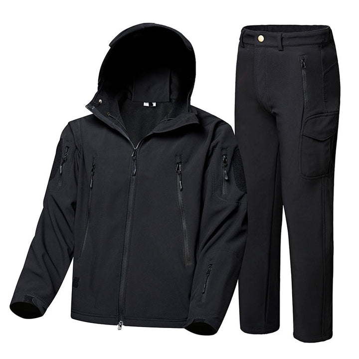 TWS Ultra Silent Hunting Suit Men's Water Resistant Softshell Clothes Camouflage Field Gear - TWS USA