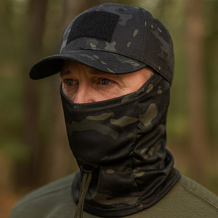 TWS UV Protection Hat with Balaclava – For Fishing, Hiking, Hunting & Military Use - TWS USA