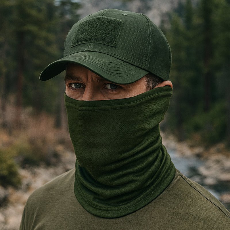 TWS UV Protection Hat with Balaclava – For Fishing, Hiking, Hunting & Military Use - TWS USA