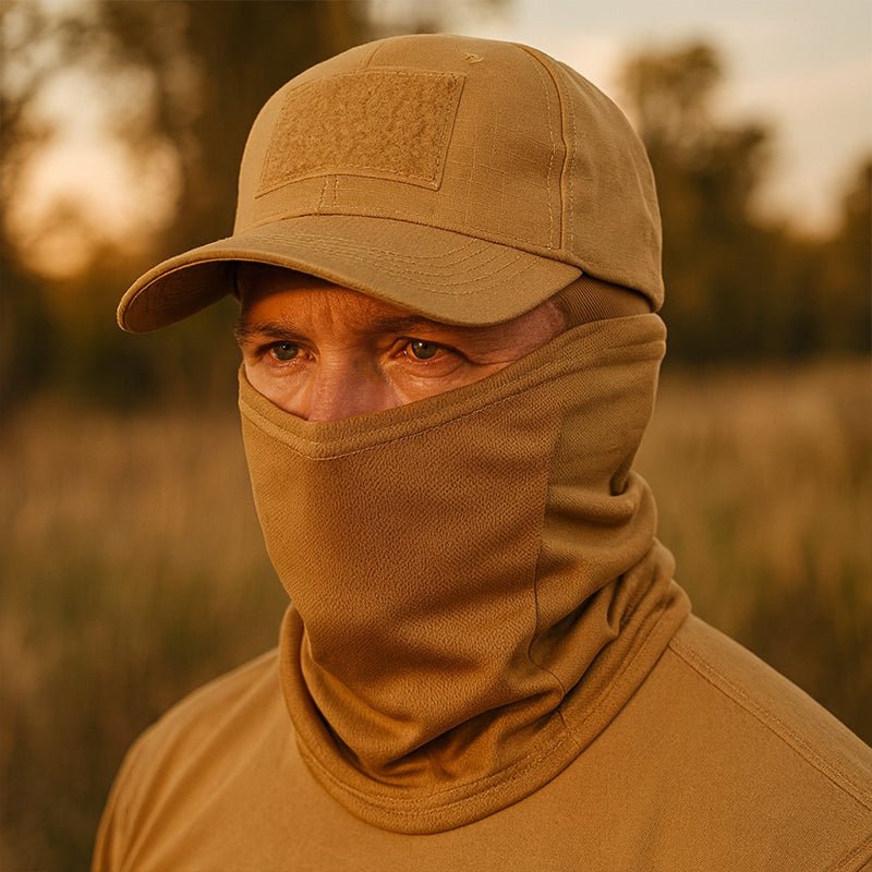 TWS UV Protection Hat with Balaclava – For Fishing, Hiking, Hunting & Military Use - TWS USA
