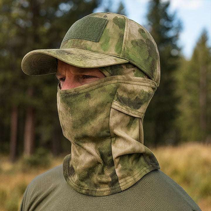 TWS UV Protection Hat with Balaclava – For Fishing, Hiking, Hunting & Military Use - TWS USA