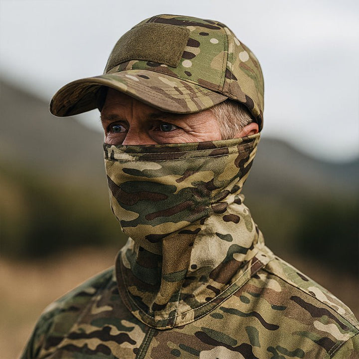 TWS UV Protection Hat with Balaclava – For Fishing, Hiking, Hunting & Military Use - TWS USA