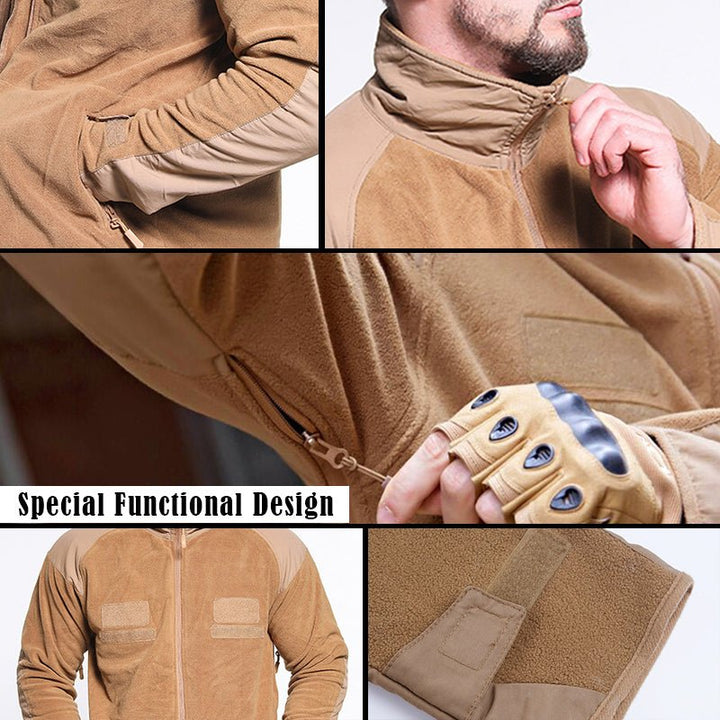 TWS Warm Fleece Mid Layer Outdoor Tactical Jacket - TWS USA