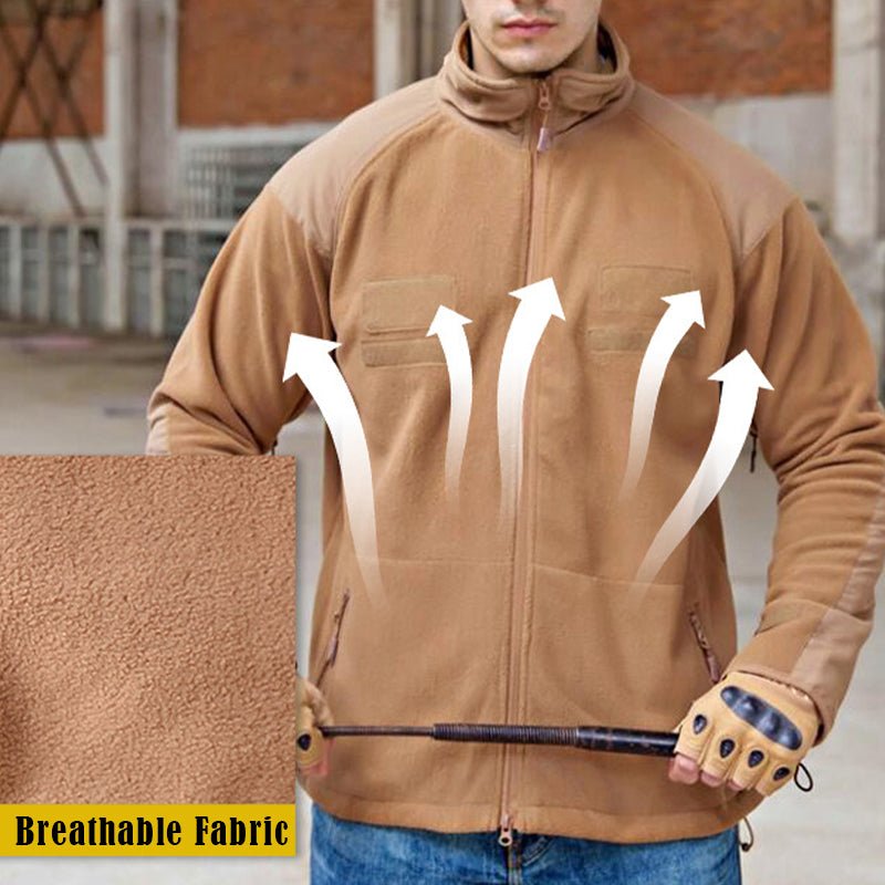 TWS Warm Fleece Mid Layer Outdoor Tactical Jacket - TWS USA