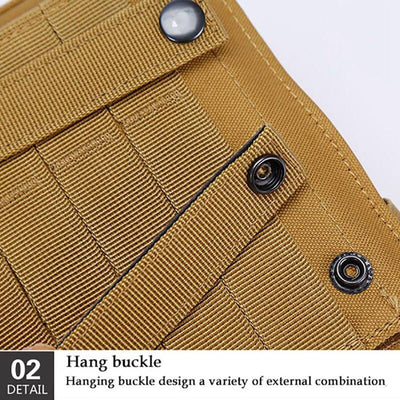 1000D Nylon Tactical Molle Pouch For Dog Harness Vest