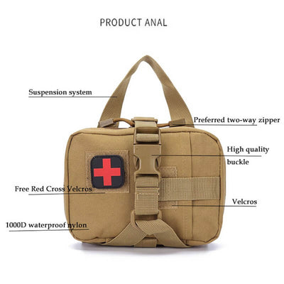 1000D Nylon Tactical Molle Pouch For Dog Harness Vest