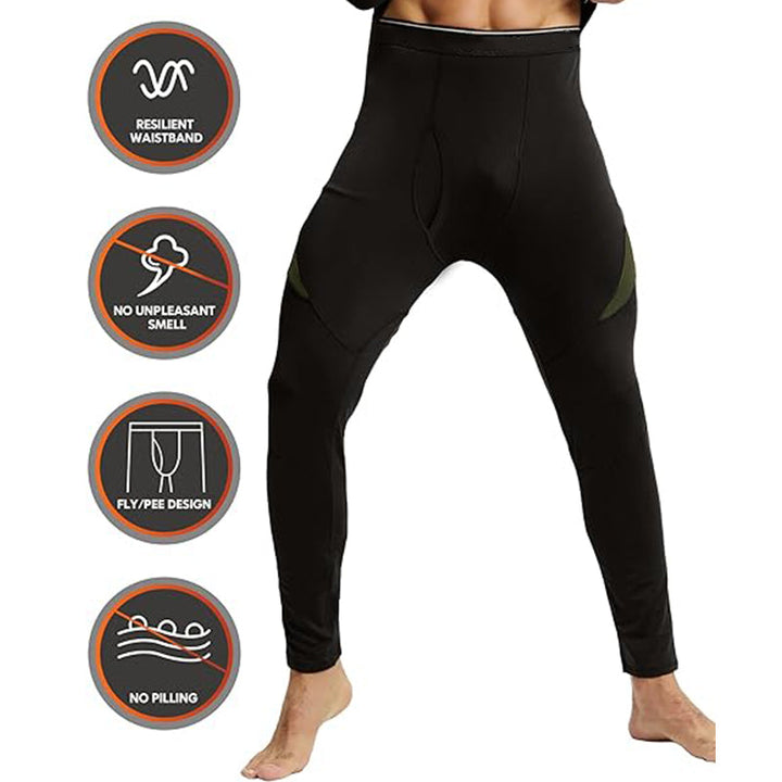 Men's Stretch Thermal Underwear Tactical Sports Shapewear Set