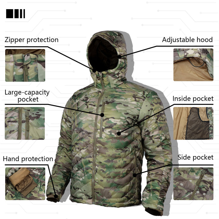 Archon 1.0 Tactical Jacket Lightweight G-LOFT Coat For Winter