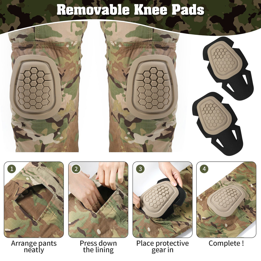 G4 Pro Combat Pants with Knee Pads Camouflage Tactical Pants