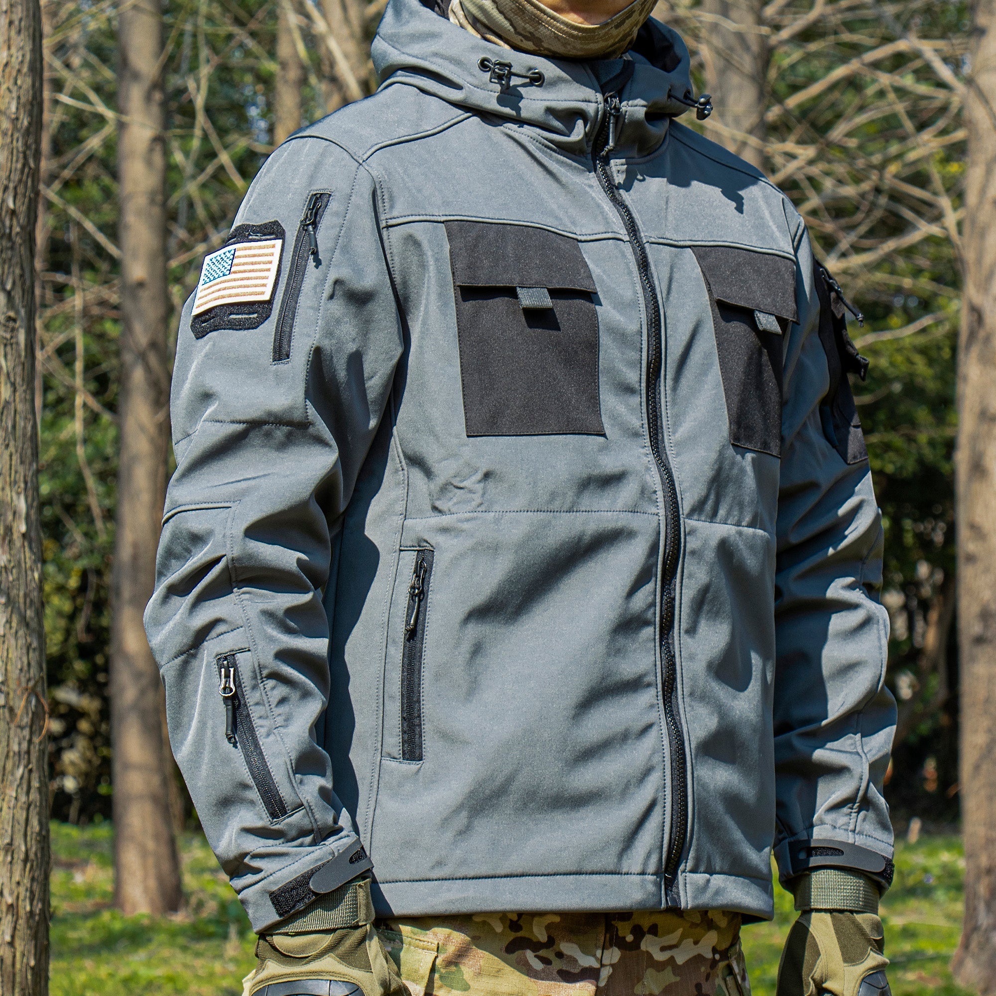 5-IN-1 Softshell Waterproof All Terrain Tactical Jacket – TWS USA