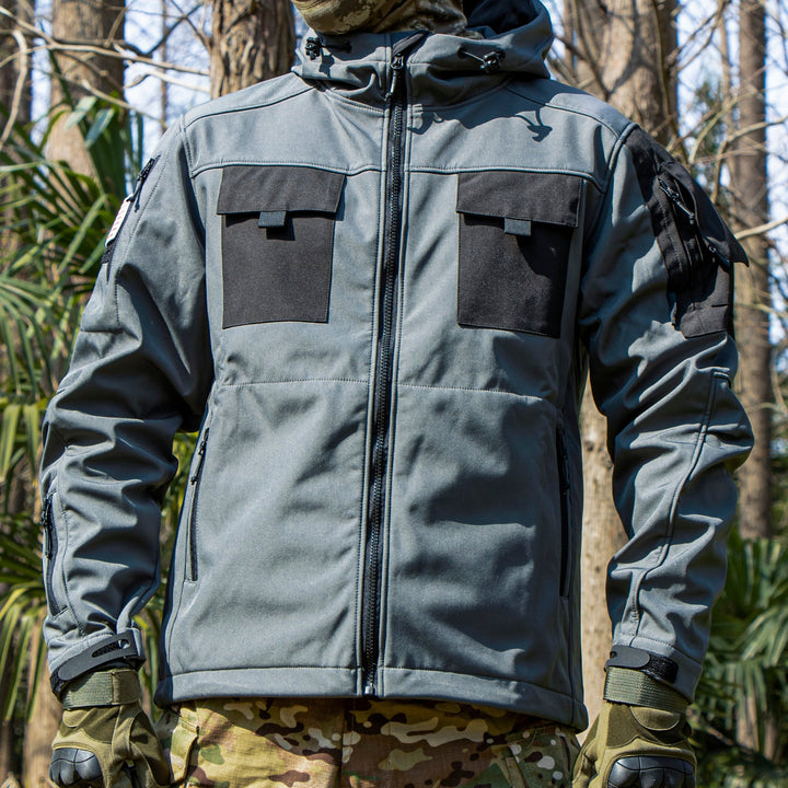 5 - IN - 1 Softshell Waterproof All Terrain Tactical Jacket - TWS USA