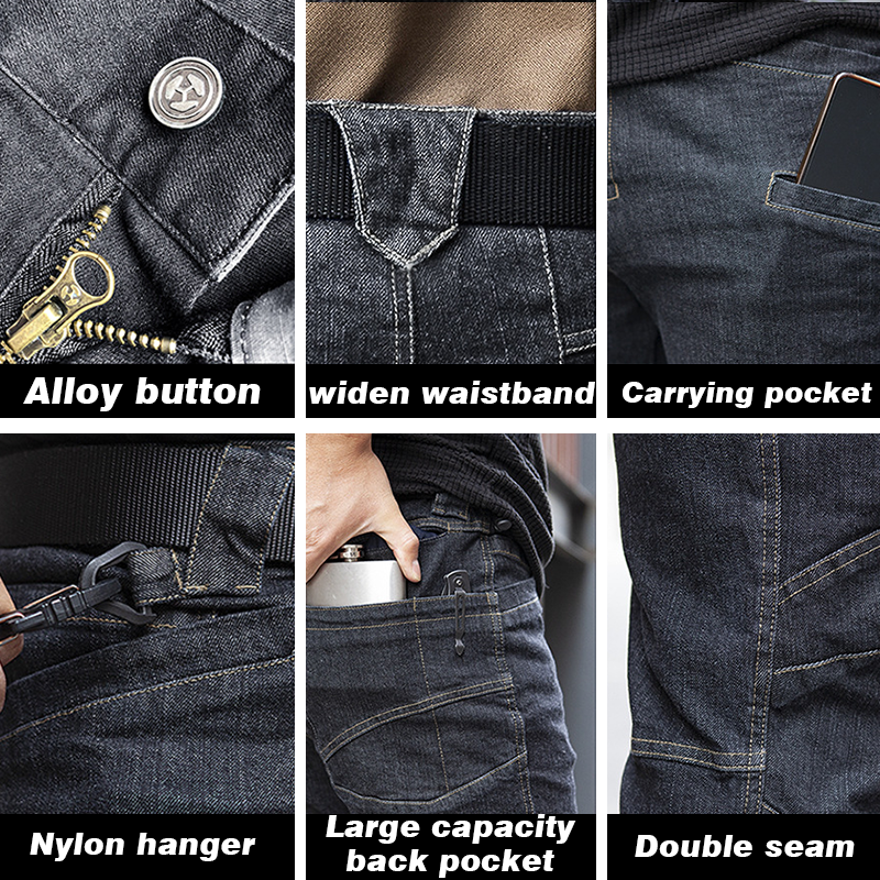 Archon Slim Tactical Jeans Operation Flex Tactical Denim Pants