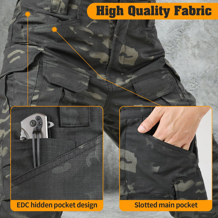 Archon IX8 Outdoor Waterproof Tactical Pants Dark Camo - TWS USA