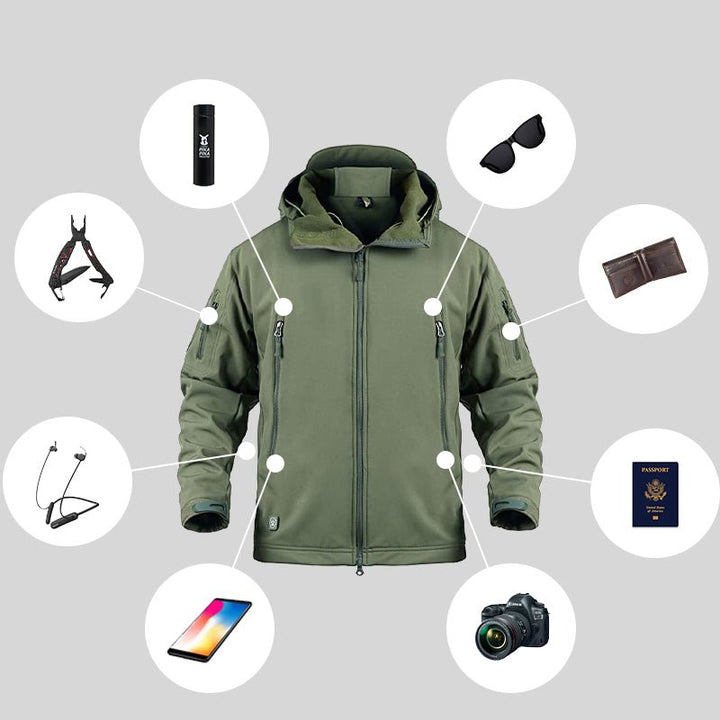 Archon Special Ops Soft Shell Tactical Military Jacket Coat - TWS USA