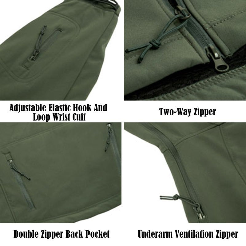 Archon Special Ops Soft Shell Tactical Military Jacket Coat - TWS USA