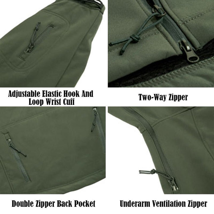 Archon Special Ops Soft Shell Tactical Military Jacket Coat - TWS USA