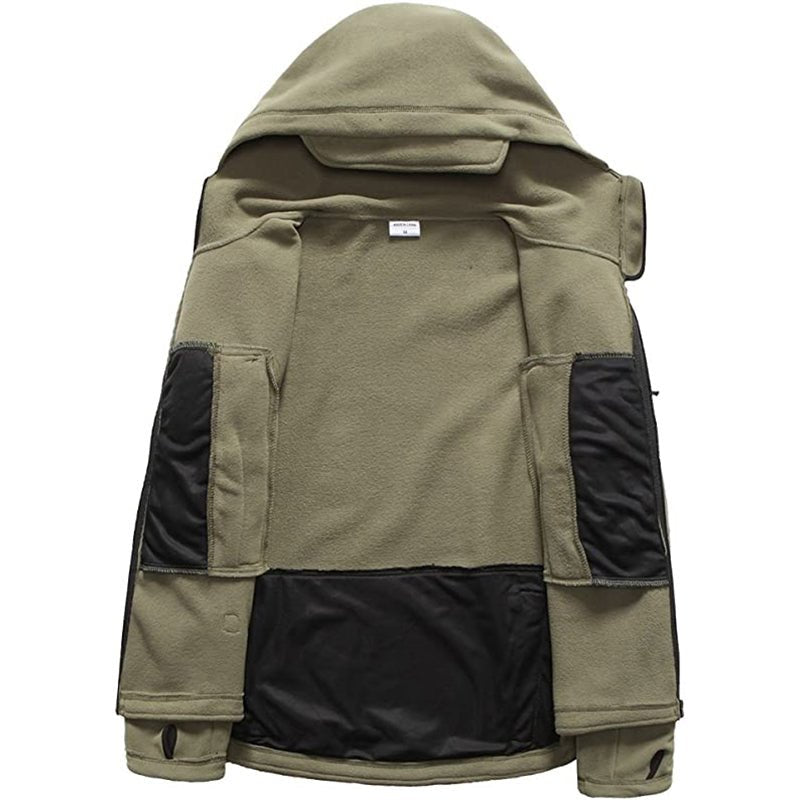 Archon Warm Fleece Hooded Tactical Military Jacket Coat - TWS USA