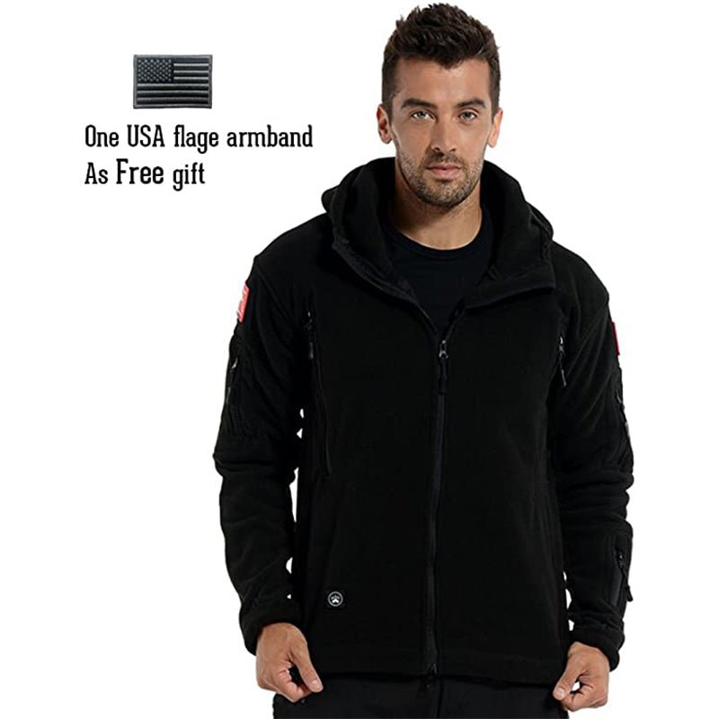 Archon Warm Fleece Hooded Tactical Military Jacket Coat - TWS USA