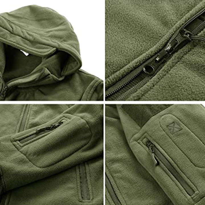 Archon Warm Fleece Hooded Tactical Military Jacket Coat - TWS USA