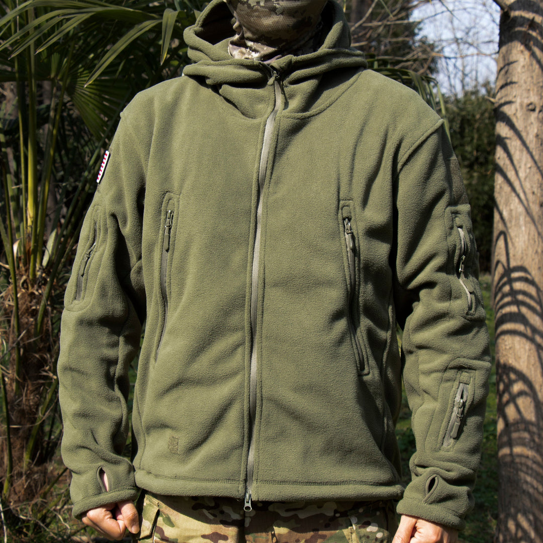 Archon Warm Fleece Hooded Tactical Military Jacket Coat - TWS USA