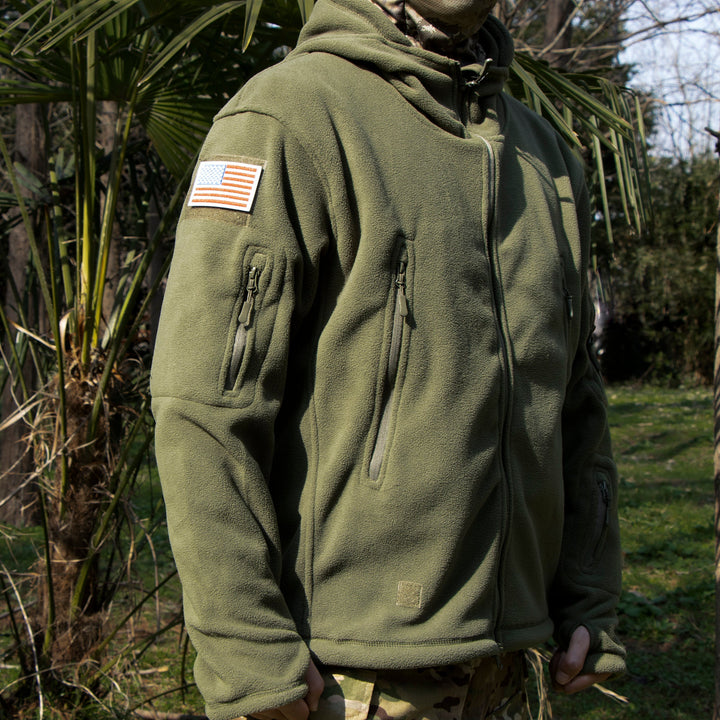 Archon Warm Fleece Hooded Tactical Military Jacket Coat - TWS USA