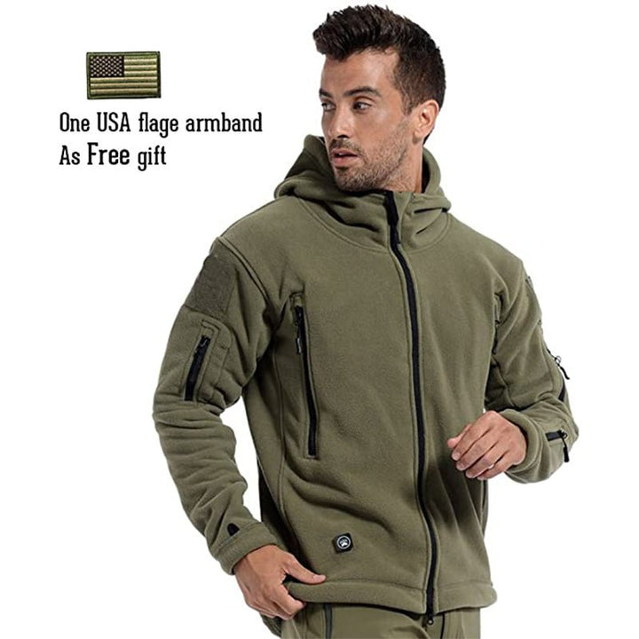 Archon Warm Fleece Hooded Tactical Military Jacket Coat - TWS USA