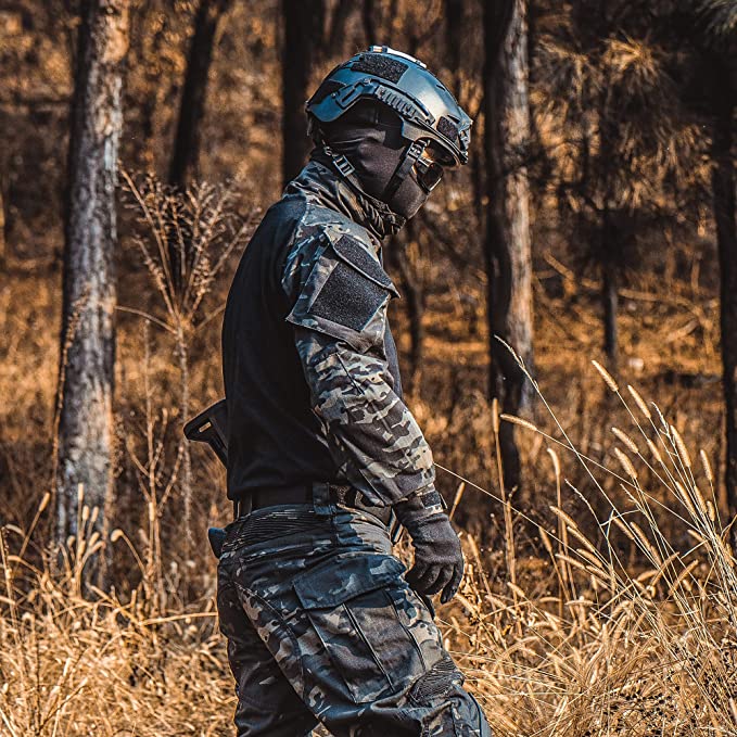 G3 Pro Combat Clothing Suit Men's Tactical Uniform Dark Camo, M