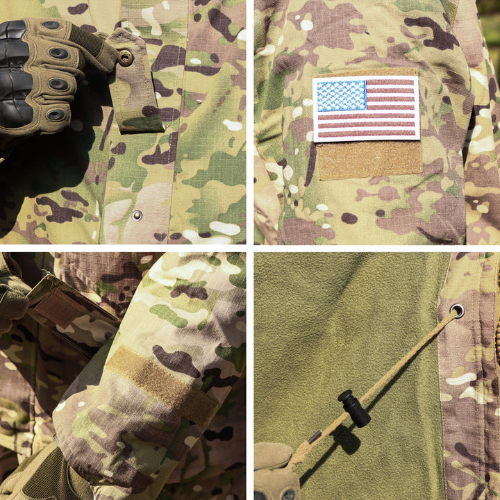 G8 Soft Shell Tactical Jacket Coat Military Fleece Hooded - TWS USA