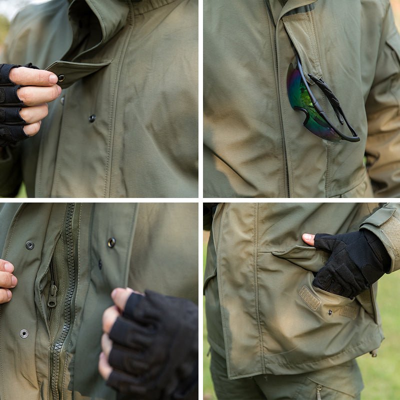 G8 Soft Shell Tactical Jacket Coat Military Fleece Hooded - TWS USA